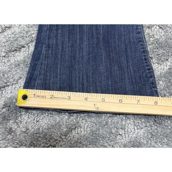 Simply Vera Vera Wang Womens Size 6 S Boot Cut Jeans Dark Wash Denim Mid Rise - Picture 8 of 9